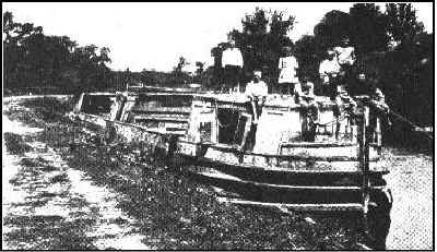canal boat at newport